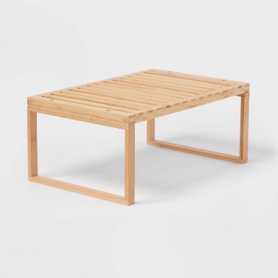 Bamboo Stackable Helper Shelf Brown - Brightroom™