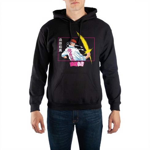 Black graphic 2024 hoodie mens