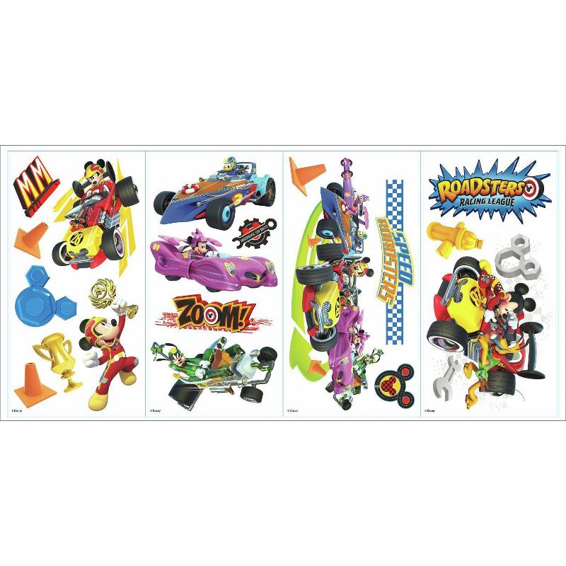 RoomMates Disney Mickey Mouse &#38; Friends Mickey and the Roadster Racers Peel and Stick Kids&#39; Wall Decals, 3 of 6