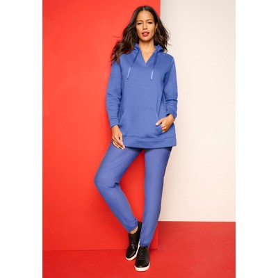 Roaman's Comfort+ Fleece Slim Leg Jogger