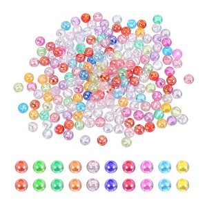 Unique Bargains Round Acrylic Tackle Lures Accessory Holographic Fishing Beads 200 Pcs - 1 of 3