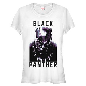 Juniors Womens Marvel Black Panther 2018 Portrait T-Shirt - 1 of 3