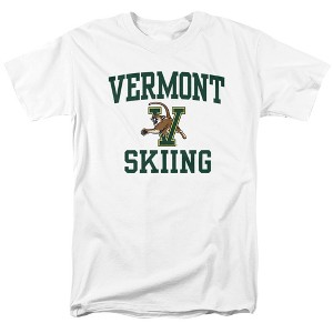 University Of Vermont Skiing Adult T-Shirt Athletic Heather - 1 of 4