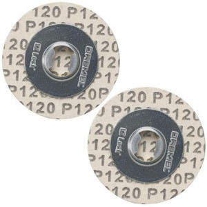 Dremel Genuine OEM Replacement 120 Grit Sanding Discs - EZ412SA-2PK - 1 of 3