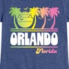Girls' - Instant Message - Orlando, Florida Fitted Short Sleeve Graphic T-Shirt - 2 of 4