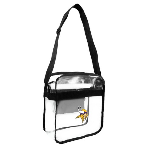 Minnesota Vikings Team Stripe Clear Crossbody Bag FOCO