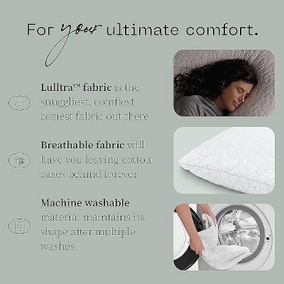 Coop Home Goods White Quilted Queen Pillowcase