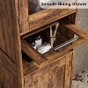 Acekool Tall Floor Cabinet, Modern Storage Cupboard with Doors & Shelves, Adjustable, for Bathroom Kitchen Living - 4 of 4