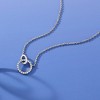 Pure Collection by Ross-Simons 0.10 ct. t.w. Diamond Interlocking-Circle Necklace in Sterling Silver Size 16 - 4 of 4