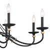 Minka Lavery Sand Coal Gold Chandelier 46" Wide French 8-Light Fixture for Dining Room House Foyer Kitchen Entryway Living Bedroom - 3 of 3