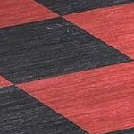 red & black
