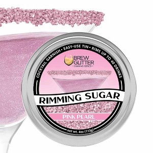 Brew Glitter Colorful Cocktail Rimming Glitter Sugar Series (1x 4oz Tin) - 1 of 4