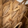 Sullivans 14.75", 13.25" & 10.75" Braided Wicker Basket Set of 3, Natural - 2 of 4