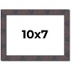PosterPalooza | Photo Size Slim Profile Brown Frame - UV Acrylic, Foam Board Backing, Hanging Hardware - 2 of 4