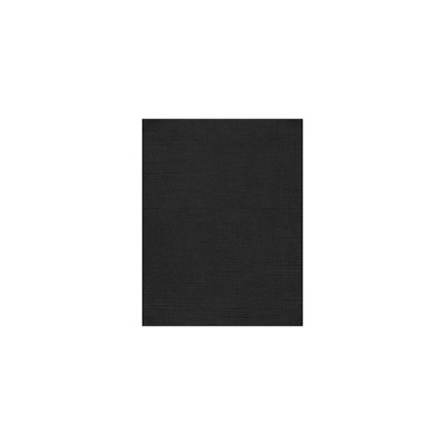 Lux Paper 8.5 x 11 inch 80 lbs. Black Linen 500/Pack 81211-P-BLI-500