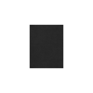 Lux Paper 8.5 x 11 inch 80 lbs. Black Linen 500/Pack 81211-P-BLI-500 - 1 of 1