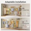 Timate U5 Expandable Wall Mounted Clothes Rack, Walk in Closet, Heavy Duty Industrial Pipe Clothing Rack - 3 of 4