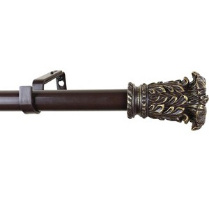 Urbanest 1-inch Diameter Chilton Adjustable Single Drapery Curtain Rod - 1 of 4