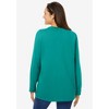 Woman Within Plus Size Perfect Long-Sleeve Crewneck Tee - 3 of 4