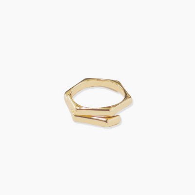 sanctuaire Link Bar Ring Gold