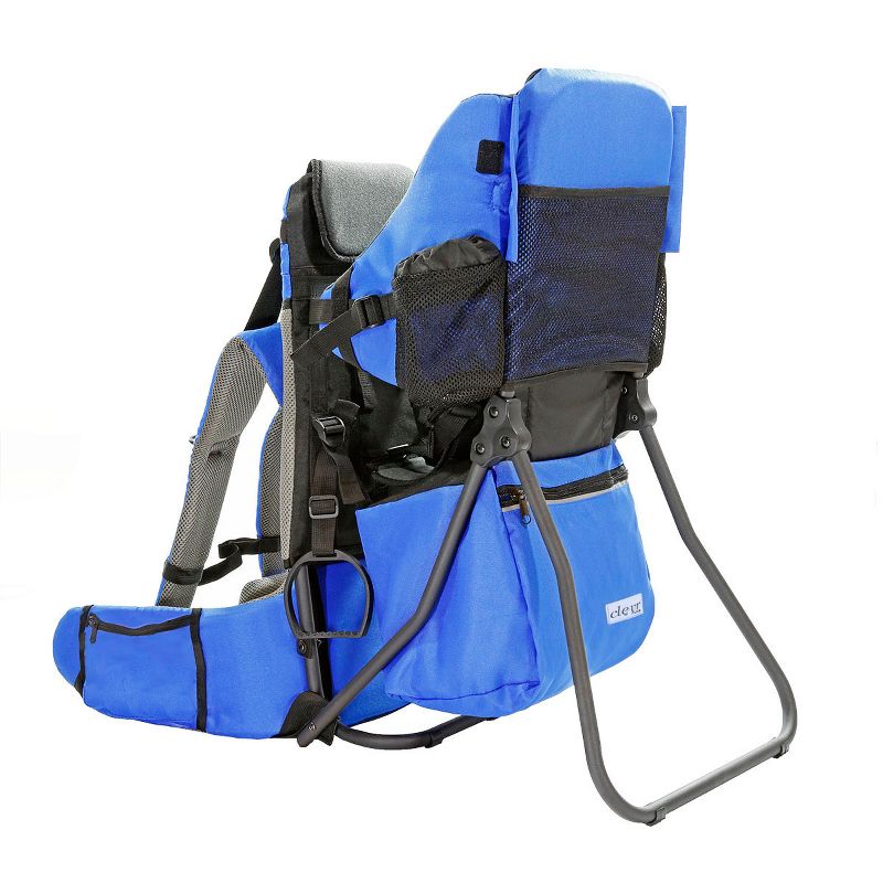 ClevrPlus CC Hiking Child Carrier Baby Backpack Camping for Toddler Kid, Blue, 2 of 7