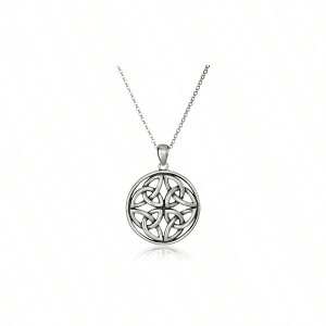 Sterling Silver Necklace for Women, Rolo Chain, Hypoallergenic - 1 of 4