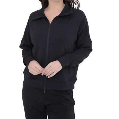 Women's Modal Blend Zip-Up Jacket - PLUS - mono b