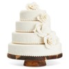 Juvale Acacia Wood Cake Stand for Display Cakes, Appetizers and Desserts, 12.75 in - 4 of 4