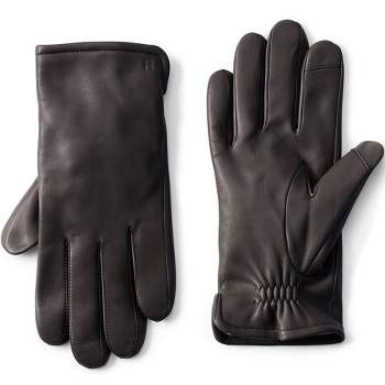 Lands' End Lands' End Men's Cashmere Lined EZ Touch Leather Glove
