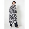June + Vie by Roaman's Women's Plus Size Chiffon Duster - 3 of 4