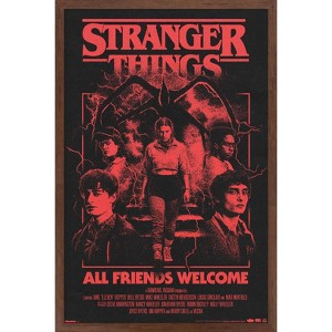 Trends International Netflix Stranger Things: Season 5 (2025) - All Friends Welcome Framed Wall Poster Prints - 1 of 4