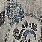 Gray Flora Fabric