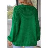 Womens Sweater Knit Cardigan with Pockets Open Front Cable Knit Sweater Chunky Thick Sweater Cardigan for Winter Comfy Knitwear - 4 of 4