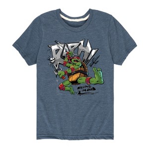 Boys' - Teenage Mutant Ninja Turtles - Raphael Going In Loud Short Sleeve Graphic T-Shirt - 1 of 4