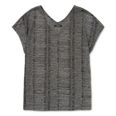 Alfani Womens Metallic Pullover Blouse