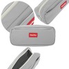 Unique Bargains Solid Color Square Stationery Pen Case with Zipper for Office - 3 of 4