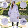 Tirrinia Women's Hoodie Sweatshirt, Casual Pullover Sweater, Soft Comfy Blanket Hoodie Sweatshirt, One Size Fits All, Gift for her - 3 of 4