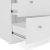 Polifurniture Sweden 2 Door Bedroom Armoire with 2 Drawer White - 3 of 3