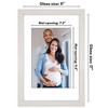 Americanflat Wide Molding Picture Frame with Mat - 2 of 4