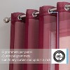HLC.ME Semi Sheer Voile Light Filtering Transparent Window Curtain Grommet Panels - Set of 2 - 2 of 4