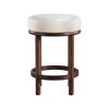 Meridian Furniture,Monette Cream Velvet Counter Stool - 2 of 4