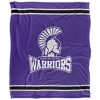 Winona State University Primary Logo Silky Touch Blanket White 50x60 - 2 of 4