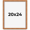 PosterPalooza | Classic Brown Picture Frame - UV Acrylic, Foam Board Backing, Hanging Hardware - 2 of 4