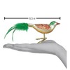 Old World Christmas Glass Blown Clip On Christmas Ornament, Christmas Bird (With OWC Gift Box) - 3 of 3