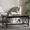 Mayeerty Black High Appearance Level High Grade Simple Low-Key Coffee Table - 4 of 4