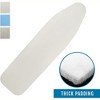 Hold N' Storage Ironing Board Cover and Pad - 15" x 54" - Large Fits All Standard Sizes - Heat Reflective Iron Pad for Table Top - 3 of 4