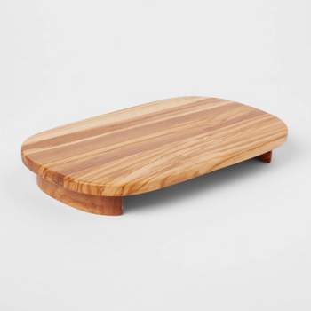 Acacia Wood Round Serving Board - 15-18 diameter