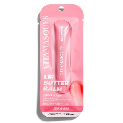 Vitamasques Tinted Lip Butter Balm Plump and Repair - Pink Vanilla