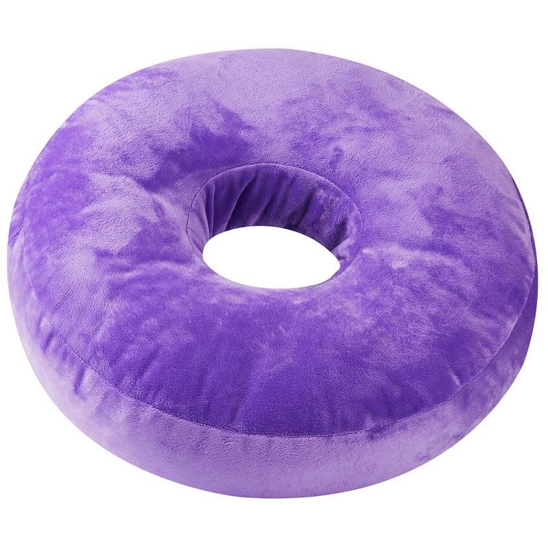 Cheer Collection 16" Round Donut Shaped Throw Pillow, 4 of 7