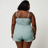 Calypsa Women's Plus Size Ivy Short Swim Romper With Built-In Bra and Hidden Shorts - 2 of 4